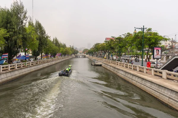 Khlong Phadung Krungkasem kanál — Stock fotografie