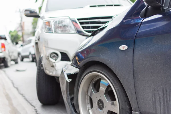 Incidente d'auto per incidente stradale — Foto Stock