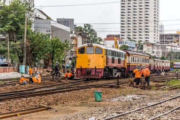 Restauración de las vías del ferrocarril —  Fotos de Stock