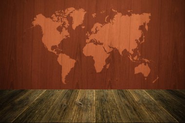 Ahşap doku yüzey vintage tarzı ile ahşap Teras ve dünya m