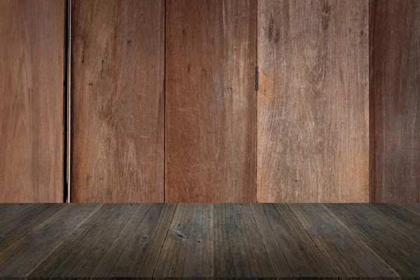 Fondo textura madera con terraza de madera — Foto de Stock