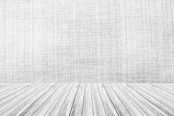 Terraço de madeira e textura tecido — Fotografia de Stock