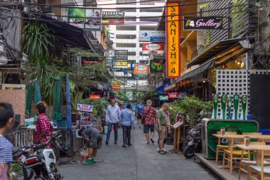 Patpong gece pazarı silom Road