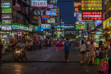 Patpong gece pazarı silom Road
