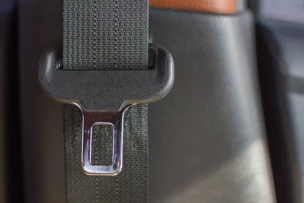 汽车内装用安全带或安全腰带 — 图库照片