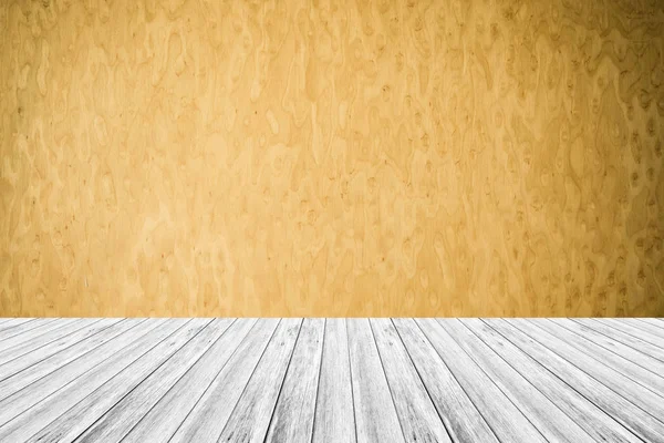Terrazza in legno e texture da parete in stile vintage — Foto Stock