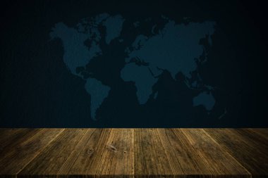 Duvar doku yüzey vintage tarzı ile ahşap Teras ve dünya m