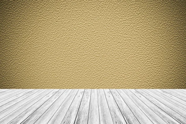 Terraza de madera y textura de pared estilo vintage — Foto de Stock