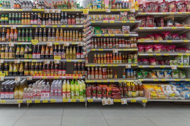 Soslar süpermarkette birçok türü