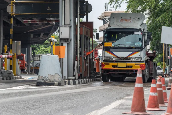 Poort voor betaling van de snelweg in Bangkok door Exat — Stockfoto