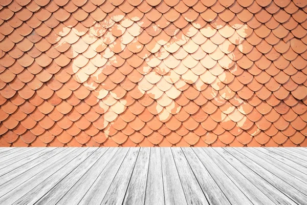 Dachówka dach tekstury — Zdjęcie stockowe