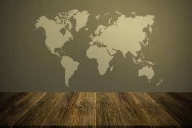 Buzlu cam doku, vintage tarzı ahşap terra ile sürecinde