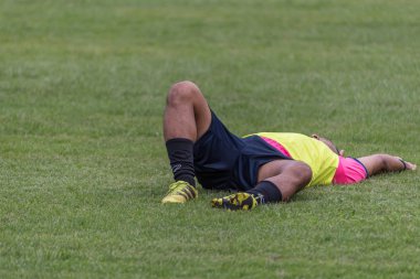 Futbolcu Futbol Stadyumu bir oyun