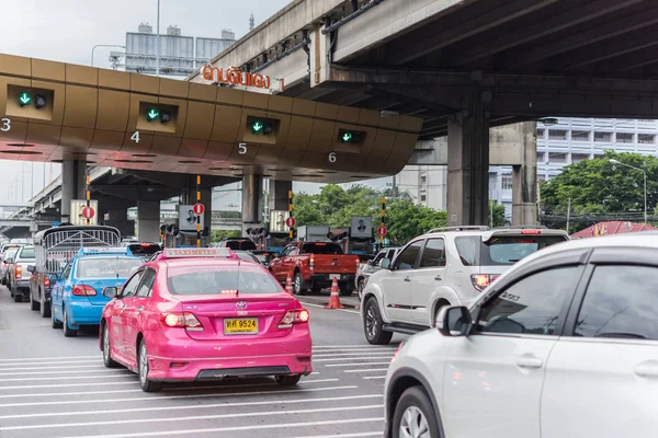 Poort voor betaling van de snelweg in Bangkok door Exat — Stockfoto