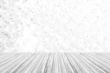 Pas metal duvar doku, beyaz renk ile ahşap terra sürecinde