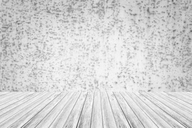 Metal pas duvar doku yüzeyi ahşap teras ile