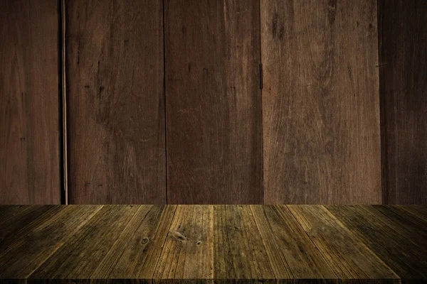 Textura de madera de fondo, proceso en estilo vintage con madera ter — Foto de Stock