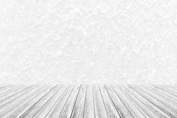 Duvar doku arka plan, beyaz renk ile ahşap terra sürecinde