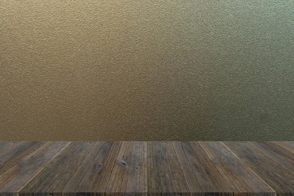 Frosted glass texture with wood terrace
