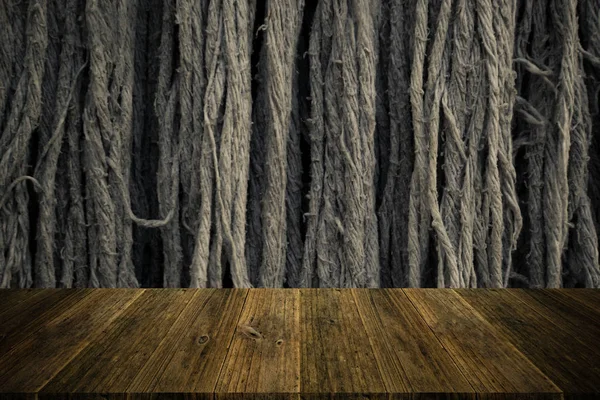 Tecido textura fundo, processo em estilo vintage com madeira t — Fotografia de Stock