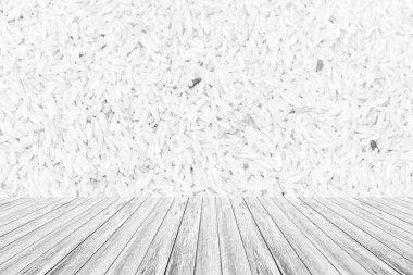 Ahşap Teras ve pirinç doku