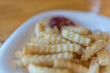 Patates kızartması veya fiş fastfood Restoran