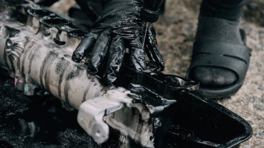 Yakıt enjeksiyon ve hava akışı araba motor Temizleme