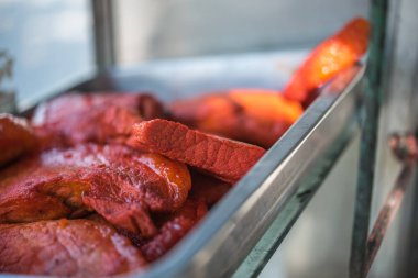 Kavrulmuş kırmızı domuz şehriye Tay street gıda için