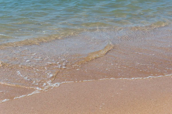 Paisaje de playa y mar con hermosos paisajes — Foto de Stock