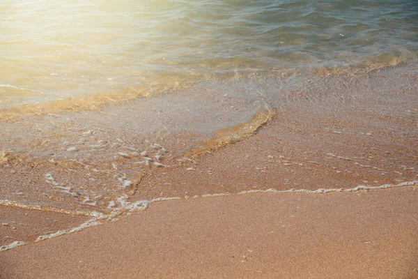 Paisaje de playa y mar con hermosos paisajes — Foto de Stock