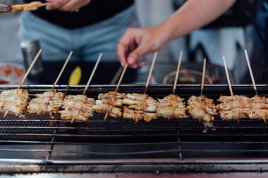 Mala ile sichuan biber piyasası et ızgara