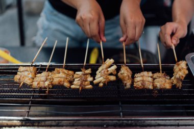 Mala ile sichuan biber piyasası et ızgara