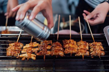 Mala ile sichuan biber piyasası et ızgara