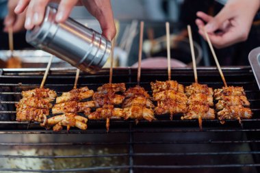 Mala ile sichuan biber piyasası et ızgara