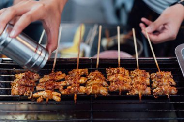 Mala ile sichuan biber piyasası et ızgara