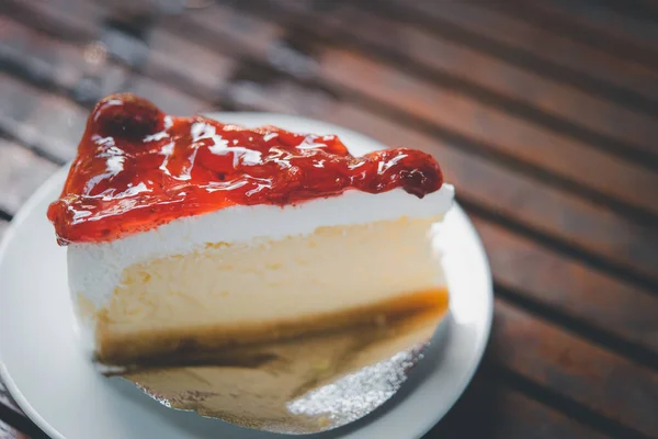 Tortencreme Ist Eine Form Von Süßem Dessert Das Typischerweise Gebacken — Stockfoto