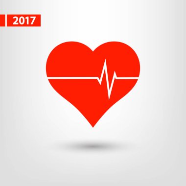 kalp simgesi illüstrasyon. 