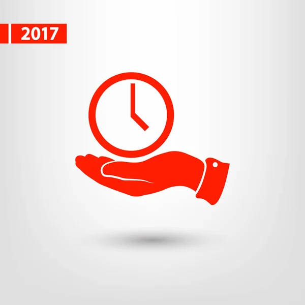 Reloj Icono Ilustración. — Vector de stock