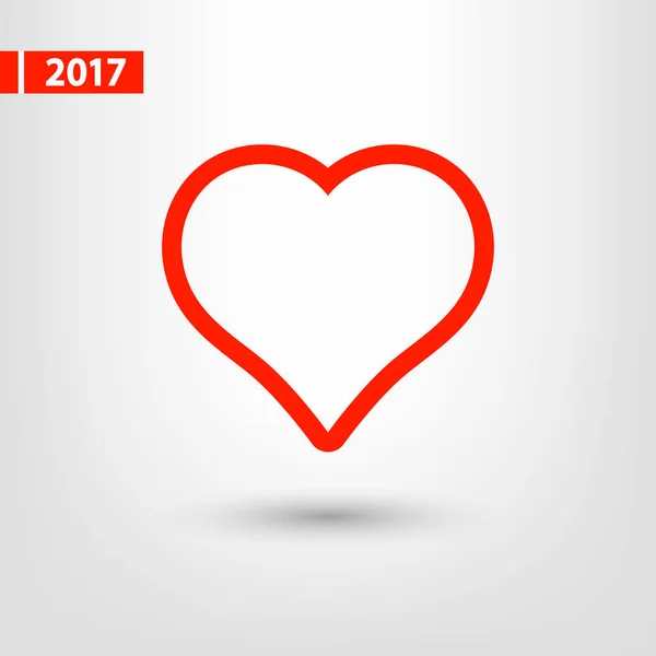 心臓のアイコンの図. — ストックベクタ