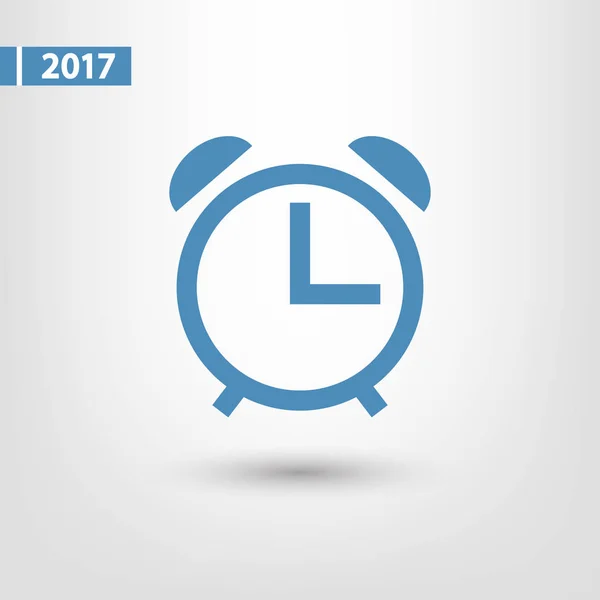 Alarm clock  icon, vector illustration. Flat design style — Stock Vector