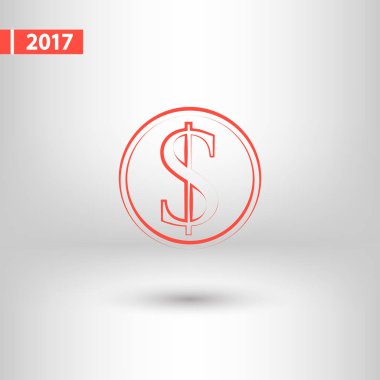 para simgesi, vektör illüstrasyonu. düz tasarım biçimi