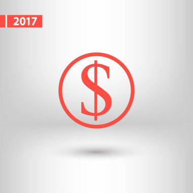 para simgesi, vektör illüstrasyonu. düz tasarım biçimi