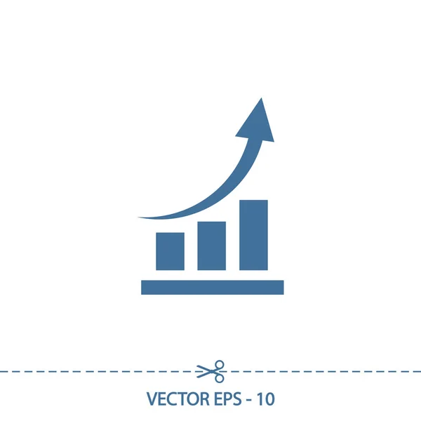 Ícone gráfico, ilustração vetorial. estilo de design plano — Vetor de Stock