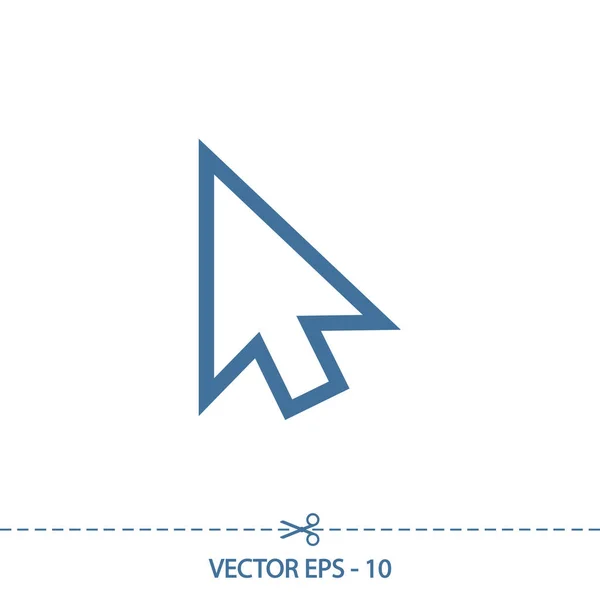 Icono de cursores, ilustración vectorial. Estilo de diseño plano — Vector de stock