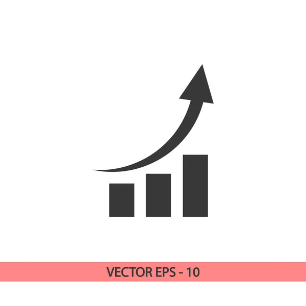 Ícone gráfico, ilustração vetorial. estilo de design plano — Vetor de Stock
