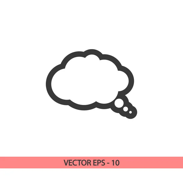 Icono de burbujas de habla cómica, ilustración vectorial. Estilo de diseño plano — Vector de stock