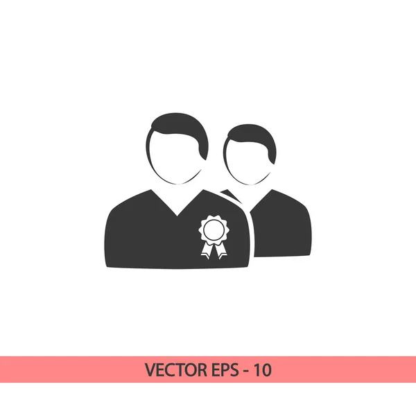Führungs-Symbol, Vektorillustration. Flacher Designstil — Stockvektor