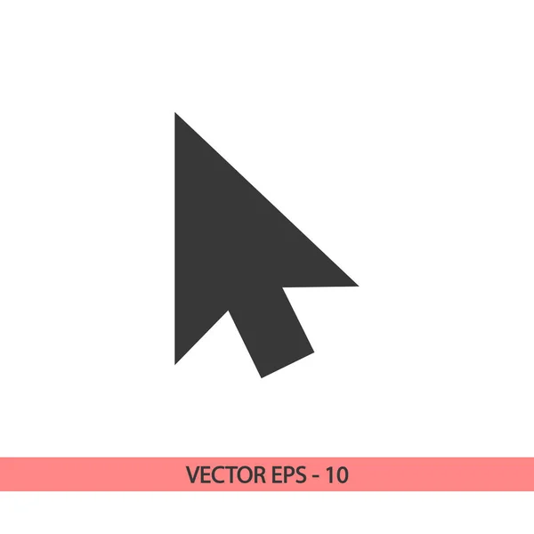 Ícone de cursores, ilustração vetorial. Estilo de design plano — Vetor de Stock