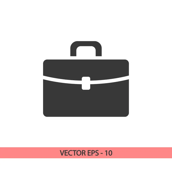 Icono del maletín, ilustración vectorial. estilo de diseño plano — Archivo Imágenes Vectoriales