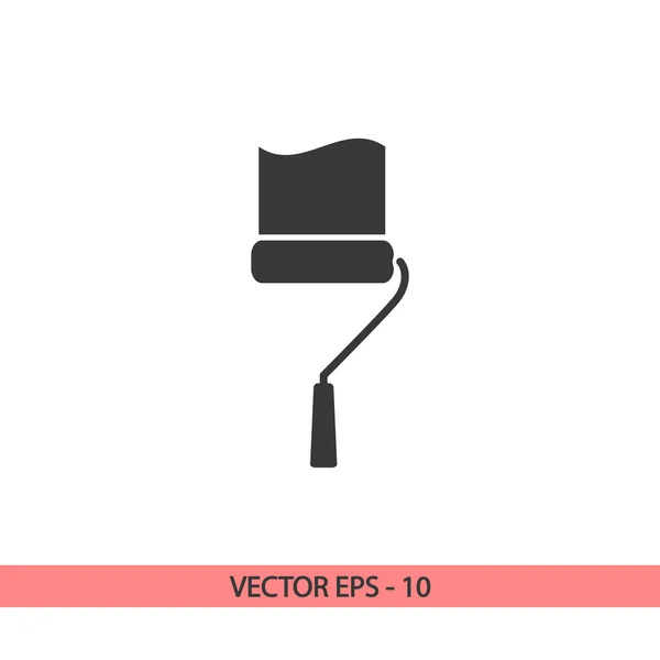 Rollensymbol, Vektorillustration. Flacher Designstil — Stockvektor